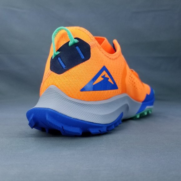 Nike Air Zoom Terra Kiger 7 Trail Mens Running Orange Blue CW6062 800 Sizes 9-13 - Picture 5 of 9